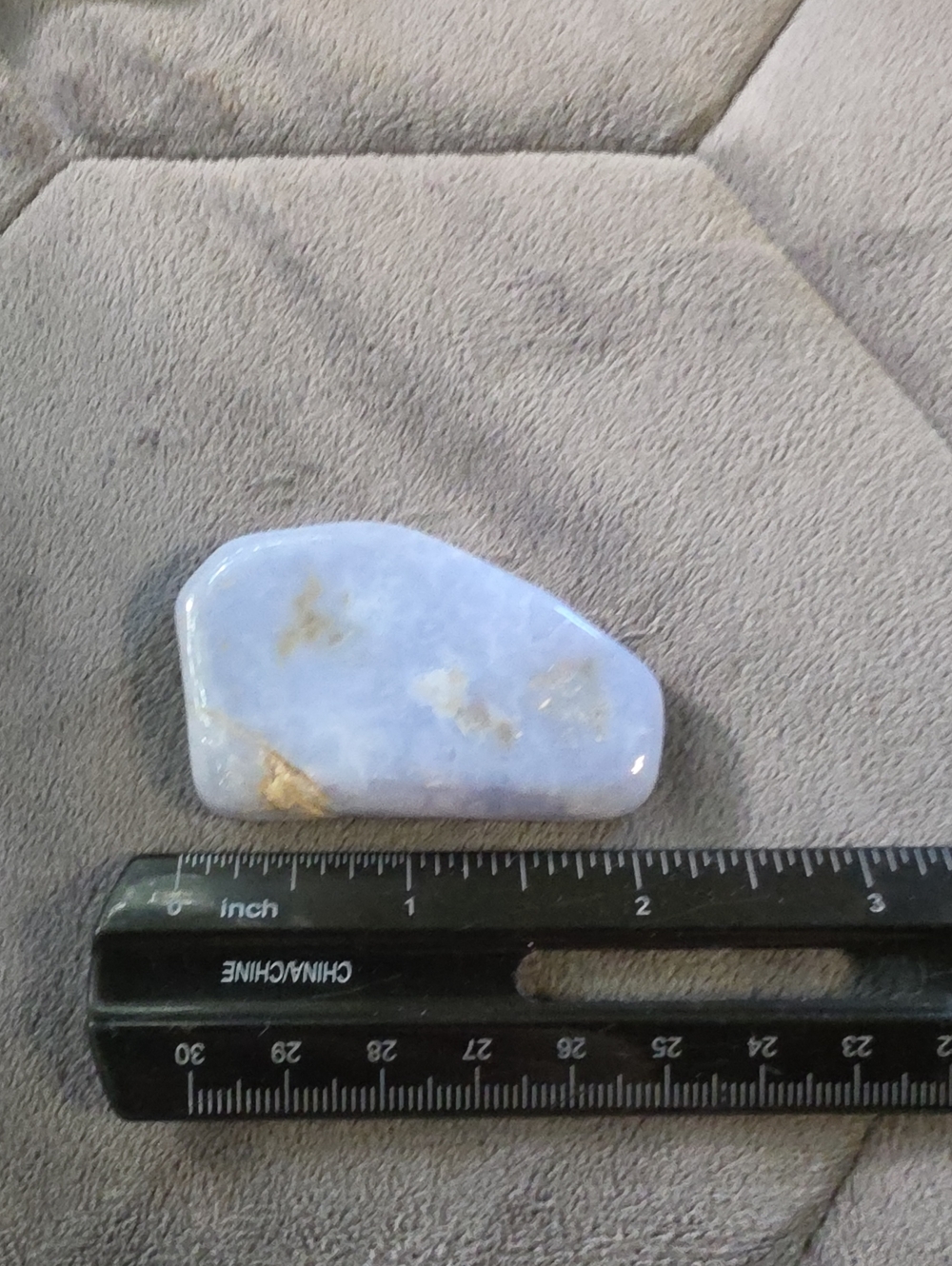 Natural Blue Lace Agate Freeform – Polished Crystal
